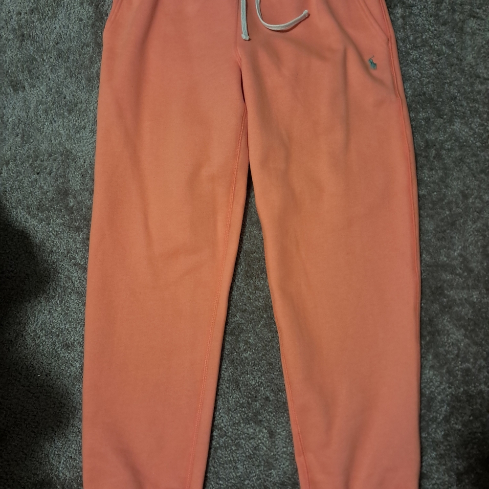Ralph Lauren Mens Orange Joggers